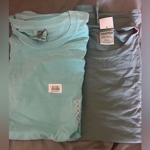 Two plain t-shirts